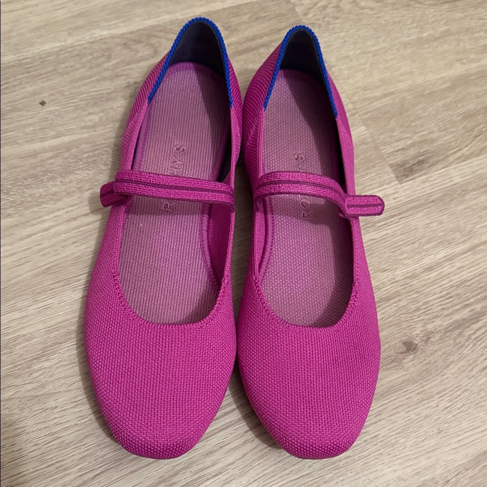 Rothy's Fuchsia and Blue Women's Flats